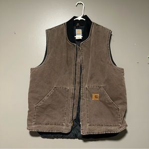 Vintage Carhartt XL Tall Brown Vest | Cozy Comfort with a Timeless Appeal
